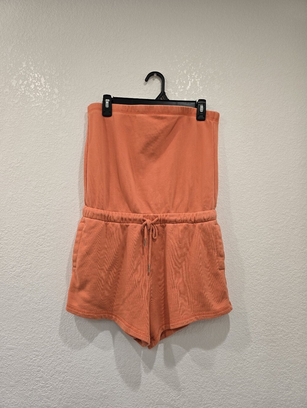 Jolyn Cotton Blend Romper M Orange